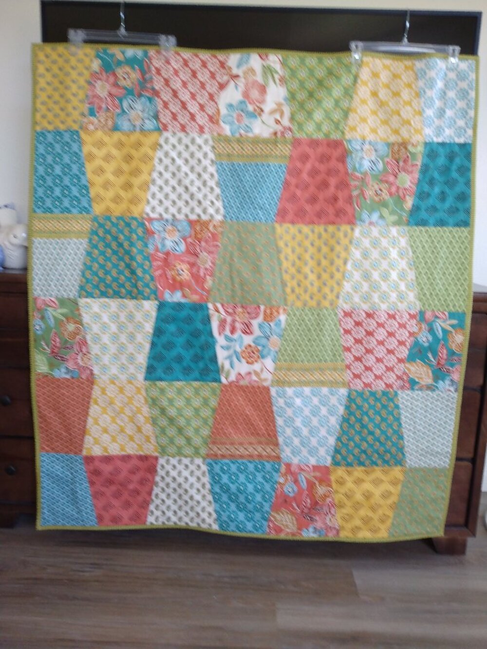 💚🧡🤎BN AUTUMN FALL UNIQUE TUMBLER DESIGN COTTON LAP QUILT